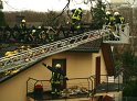 Dachstuhlbrand Koeln Bocklemuend Untere Dorfstr P030